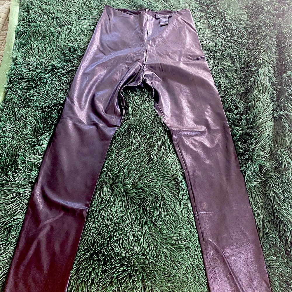 JJD Kittenish Faux Leather Leggings